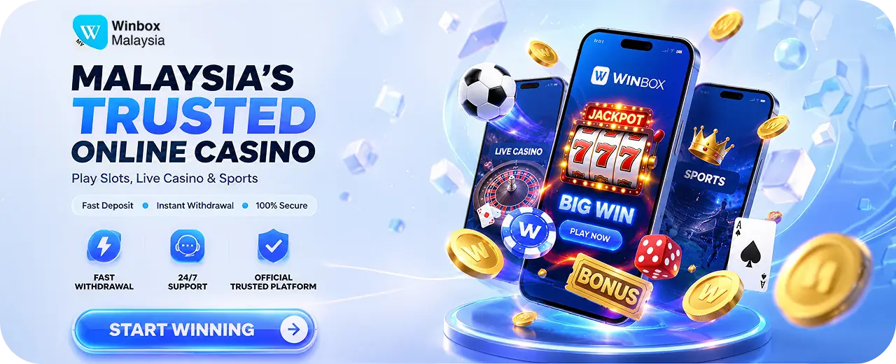 Malaysia's Trusted Online Casino β Play Slots, Live Casino & Sports on Winbox. Fast deposit, instant withdrawal, 100% secure.